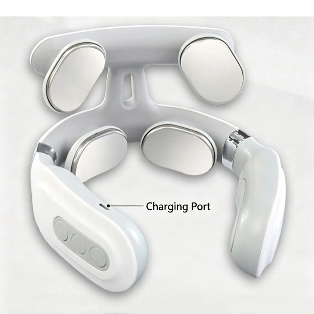 16 Adjustable Gears Neck Relaxation Device Ergonomic Pulse Neck Massager Neck Massager Travel