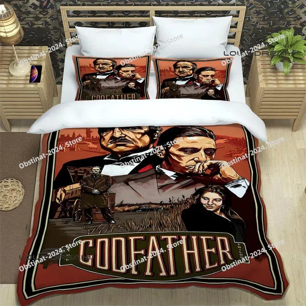 The Godfather Printed Bedding Sets Exquisite Bed Supplies Set Duvet Cover Bed Comforter Set Bedding Set Luxury Birthday Gift