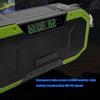 Solar Hand Cranks Radio with FM AM Band Reception Emergency SOS Alarm IPX5 Waterproof for Camping Survival Adventure