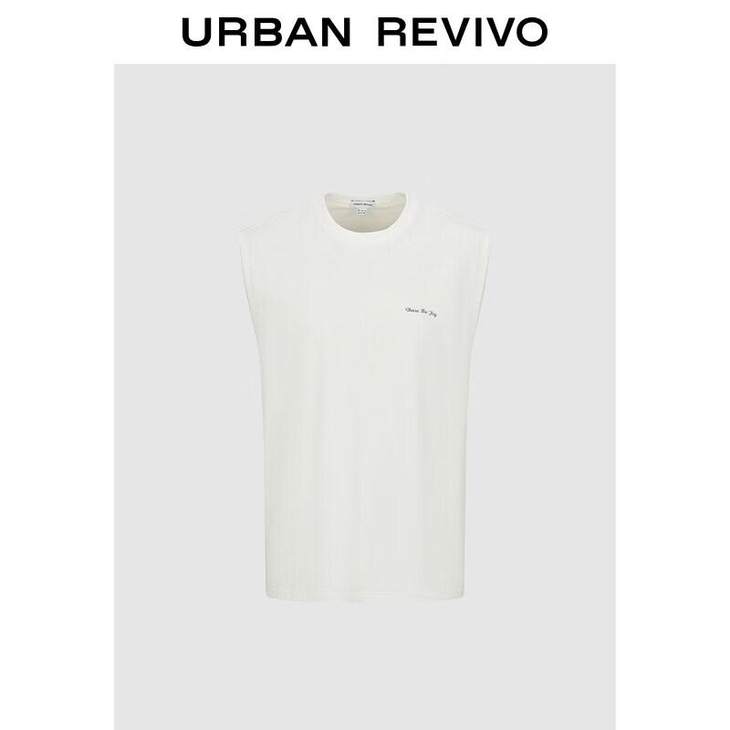 UR2026 Men s Casual Letter Print Cotton Tank Top XS