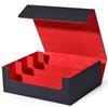 Portable Durable Eco-Friendly Card Deck Box Storage for Trading Cards 1800+ PU Leather Commander Card Deck Case