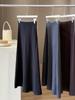 Women's High Waist Skirt Loose Fit Japanese Korean Casual Diagonal Stripe Maxi Skirt A-Line Skirt