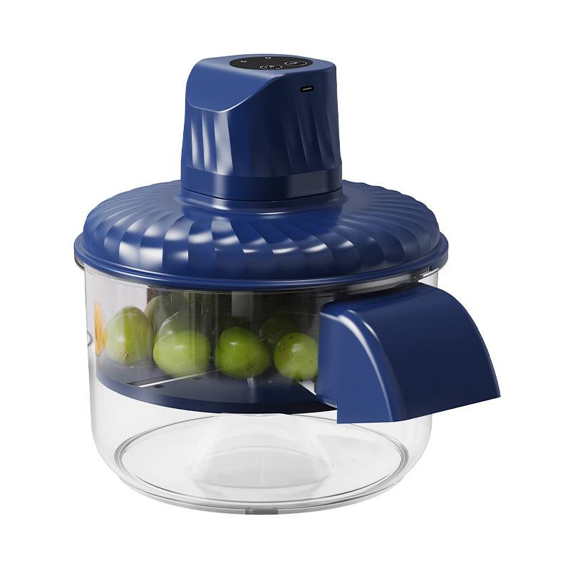 Household Small Kitchen Appliances Grape Peeling Machine Automatic Household Plum Peeling Machine Electric Fruit Peeler (Blue,USB&3.7) синий