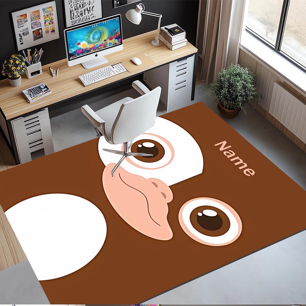 Custom Name Gremlins Printed Carpet,Rug for Office Chair Living Room Bedroom Kitchen Room Decor Gifts.