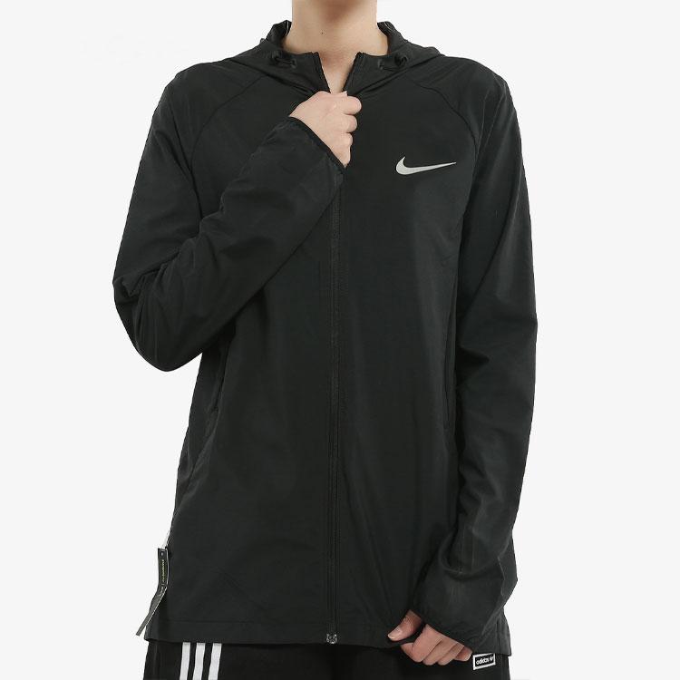 Nike Windproof Quick-Dry Sports Hooded Jacket Women Jackets Black BQ5938-010