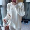 Sweater Pullover Women 2023 Autumn/Winter Candy Versatile Outwear Reduce Age  Korean Long Sleeve High Collar Sweater Female