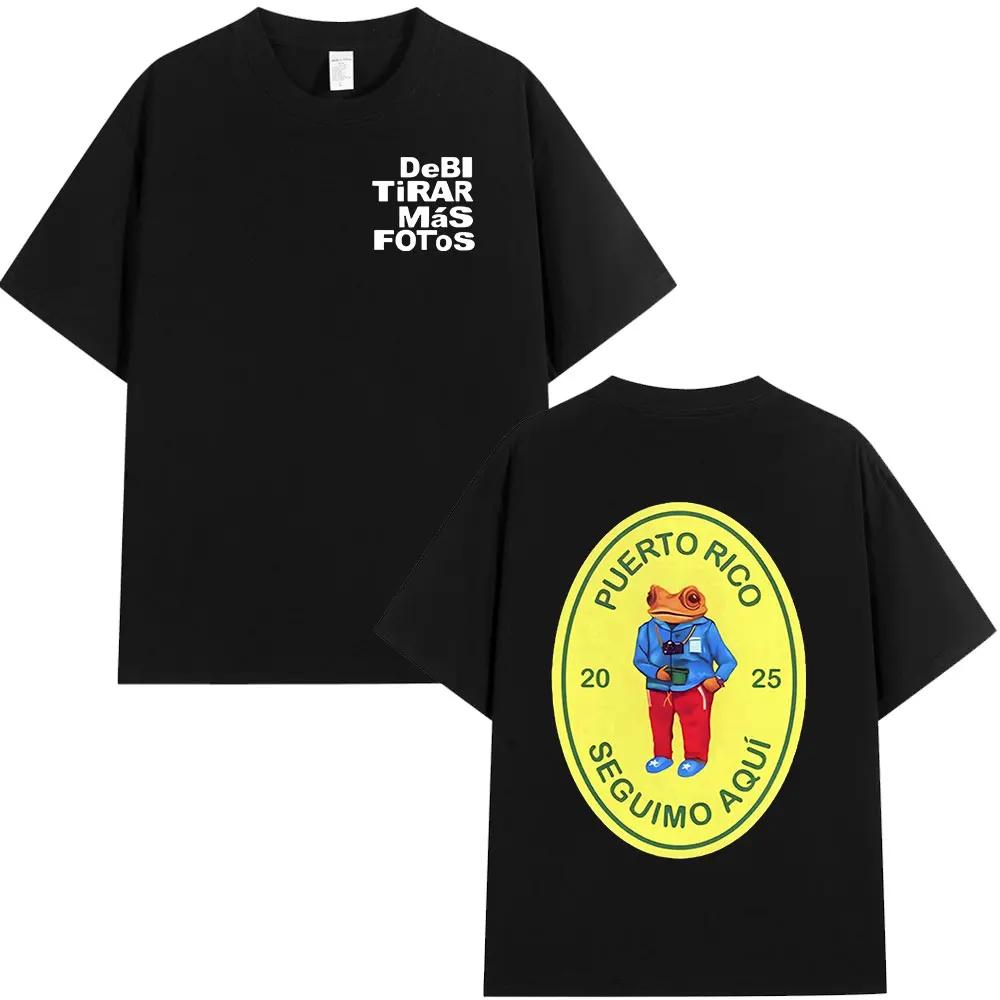 Bad Rabbit DTMF Debi Tirar Mas Fotos 2025 New album T-shirt Men's and Women's clothing Cotton T-shirt Hip Hop Fashion T-shirt