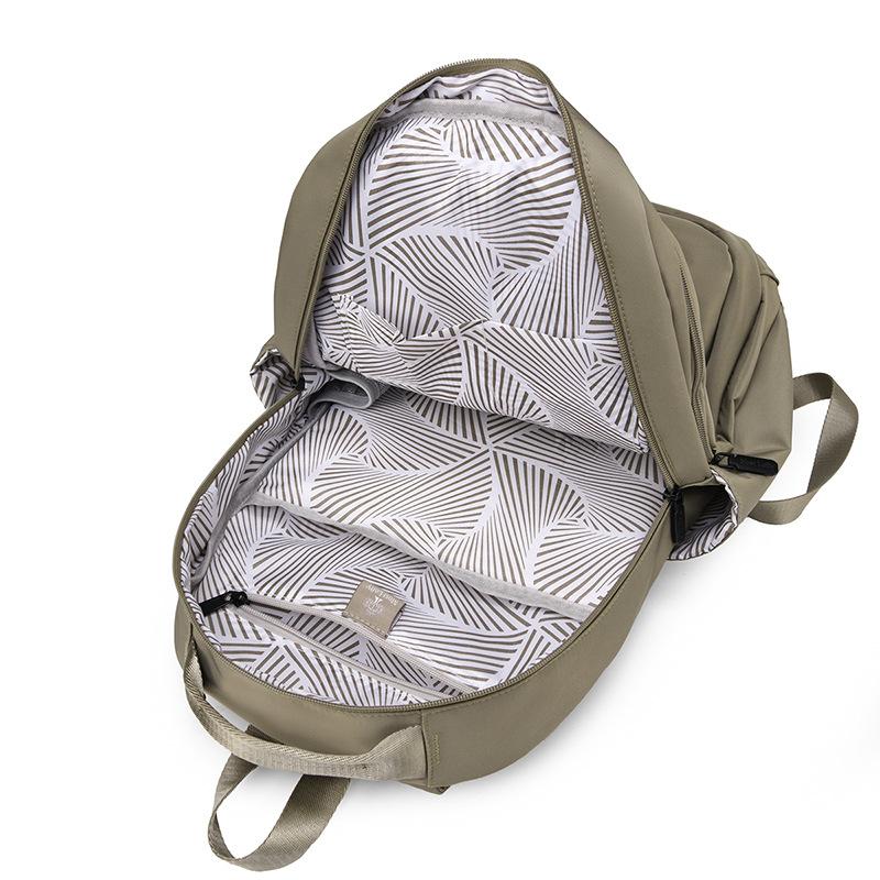 Schoolbag Backpack Women's 1011 New Commuter Large Capacity School Bag Girls College Student Travel Lightweight Travel Computer Backpack