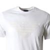 Emporio Armani Logo Print Crew Neck Short Sleeve T-Shirt Men Tops White 3G1T92-1J00Z-0134