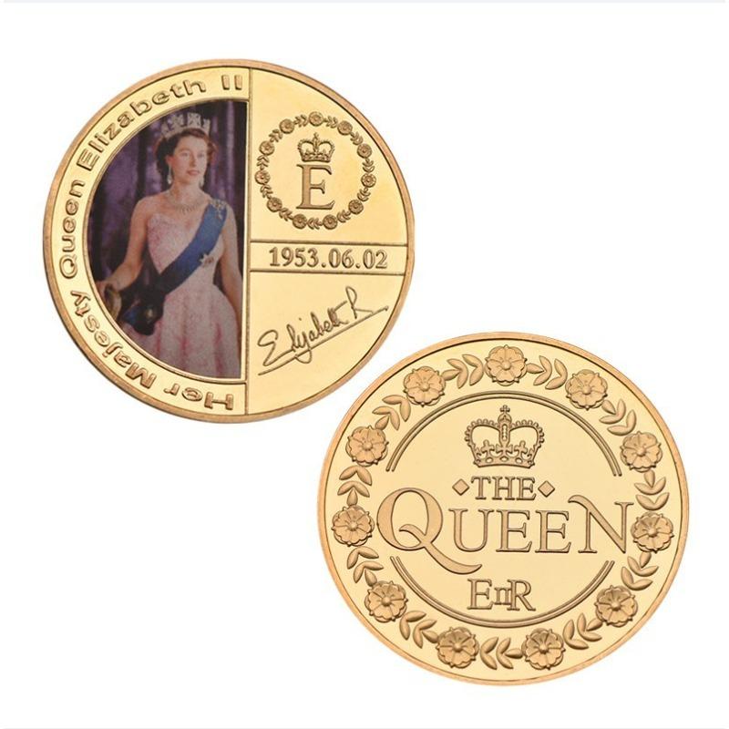 

Elizabeth commemorative coins, metal badges, collectibles, gifts, commemorative medal gift boxes, graduation season gifts