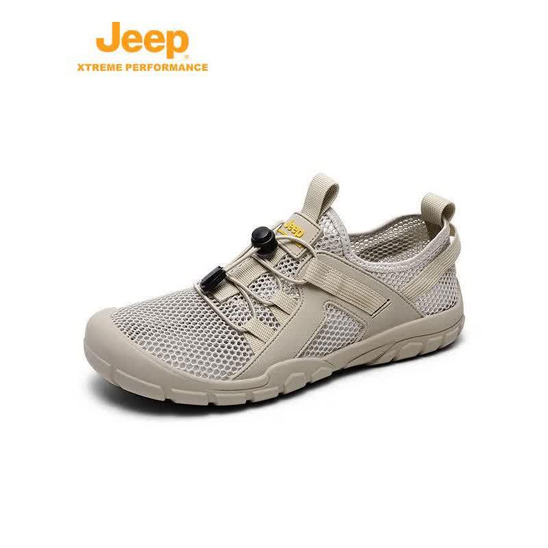 Jeep Men s Breathable Mesh Hiking Shoes 45 песочный