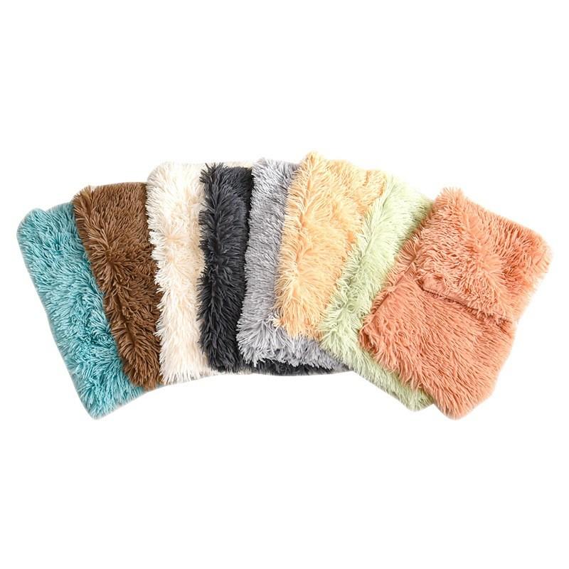 Puppy Pet Dog Cat Plush Fabric Blanket Bed Soft Fluffy Warm Throw Sofa Pad Mat
