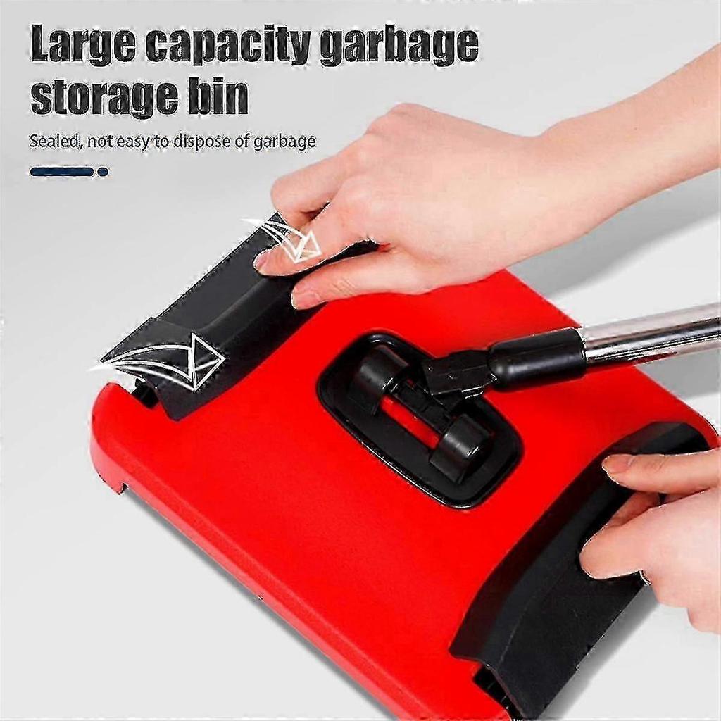 Carpet Sweeper Manual Carpet Sweeper Floor Sweeper Carpet Brush Detachable Carpet Cleaner For Pet Hair Dust Debris 26-27s