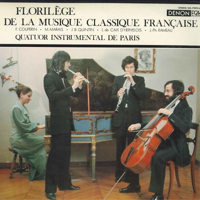 LP Record QUATUOR INSTRUMENTAL DE PARIS - FRA - Florilege De La Musique Classique F OX7092ND Denon 1977 Japan Classical Used