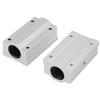 2Pcs 12mm SCS12LUU Aluminum Linear Motion Ball Bearing Slide Block for CNC