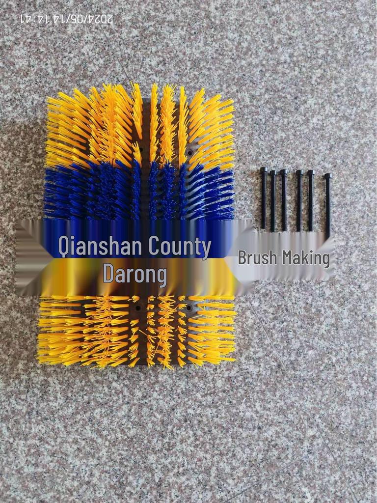 Bardzo Duża Składana Szczotka do Ciała Krowy – Trójsekcyjna Rolka do Masażu i Drapania do Czyszczenia Zwierząt Gospodarskich