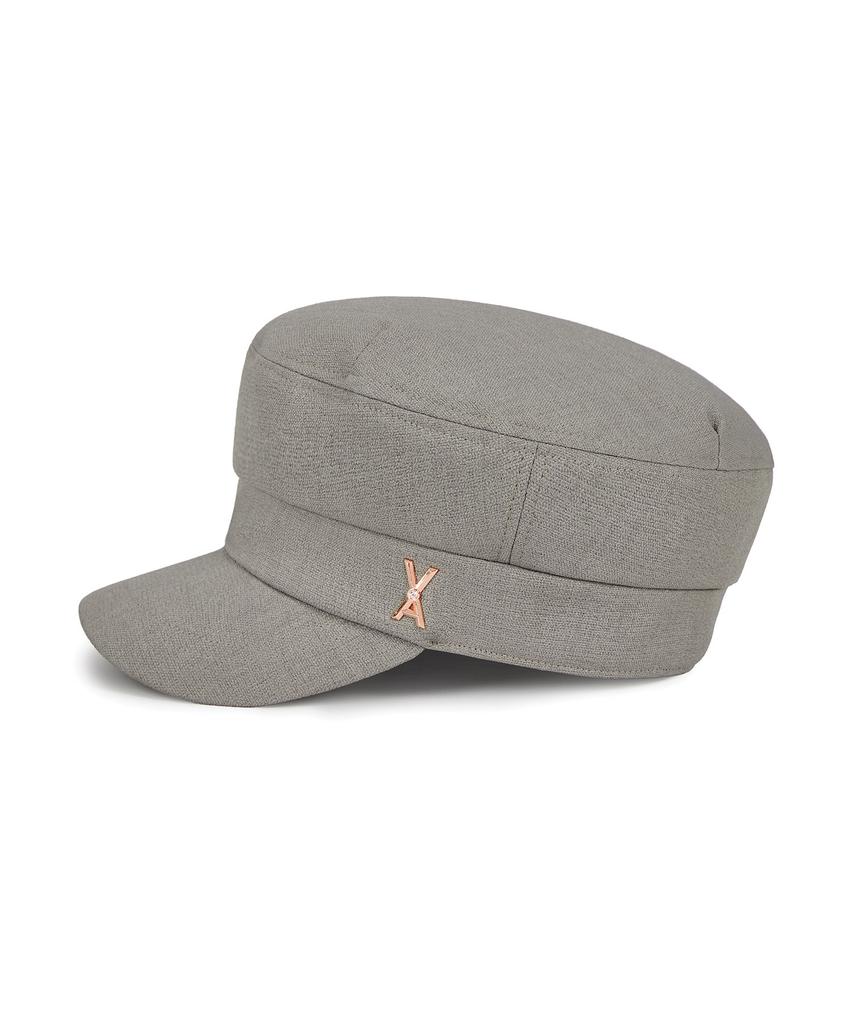 Bajal Va Cubic Stud Sailor'S Cap Gray