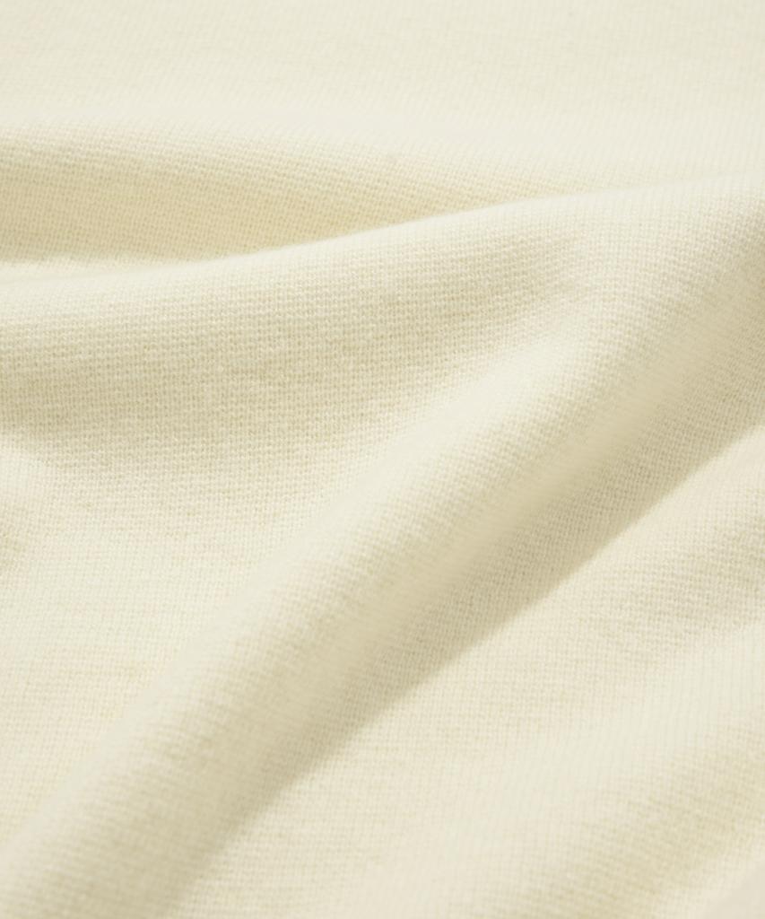 COVERNAT Lambswool Round Knit Ivory