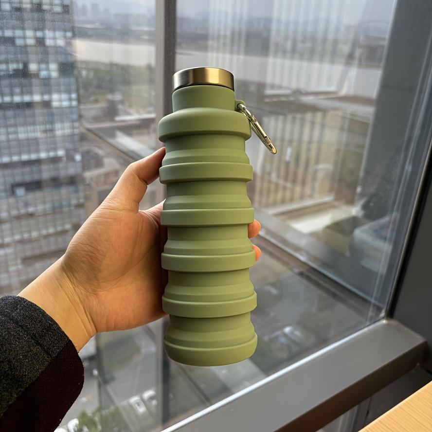

500ML Portable Silicone Water Bottle Retractable Folding Coffee Bottle Cups E Outdoor Travel Tools Collapsible Sport Bottles