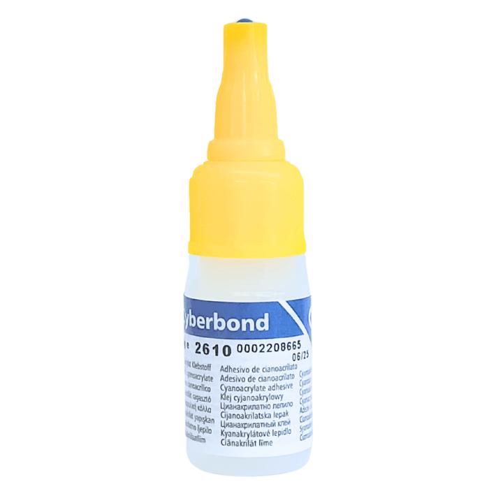 Cyberbond 2610 10G Single-Component Cyanoacrylate Adhesive For Wood, Leather, Cardboard, Paper, Rubber And Plastics, Quick Bonding
