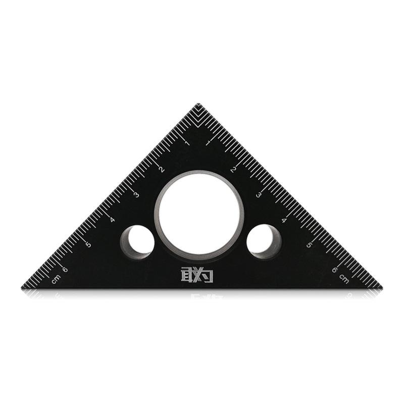 Aluminum Alloy Metric Set Square Ruler 6063 Triangle Ruler