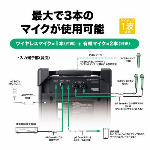Audio-Technica ATW-SP1910/MIC Digitales Drahtlos-Verstärkersystem, 1,9-GHz-Band, Inklusive eines Mikrofons