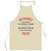Kitchen Apron - Planetee - Gwenaëlle Model - Breton Print - Adjustable Thick Cotton