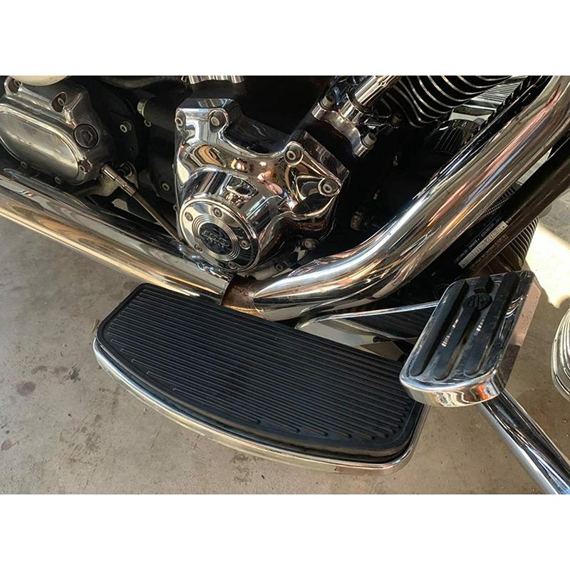 Cheap Universal 1 Pair Rubber Driver Insert Floorboard Footboards For Harley Davidson Touring