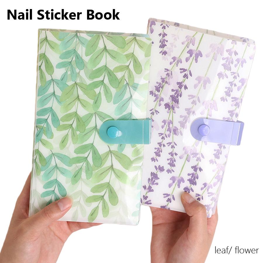 Kaufe 120 Fcher Nagelsticker Organizer Album Nail Art Abziehbilder Buch  fr Kleine Tattoos Sticker Sortierter Halter Aufbewahrung zum Preis ab 3.04  | Joom
