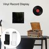 18PCS Acrylic Album Record Wall Display Gramophone Record Display Shelves for Music Collections Self Adhesive