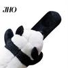 Silicone Slap Band Bracelet Cartoon Panda Doll Decor Color Matching Elastic Flexible Soft Plush Snap Couple Gift Wrist Decoration Wrapping