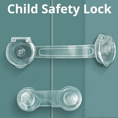 6 STÜCKE Baby Schrankschlösser Riemen Schubladenschloss Kind Anti-Öffnung Kühlschrankschloss Home Baby Anti-Prise Sicherheitsschutz Schnalle