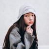 RIBBON KNIT BEANIE (LIGHT GREY)