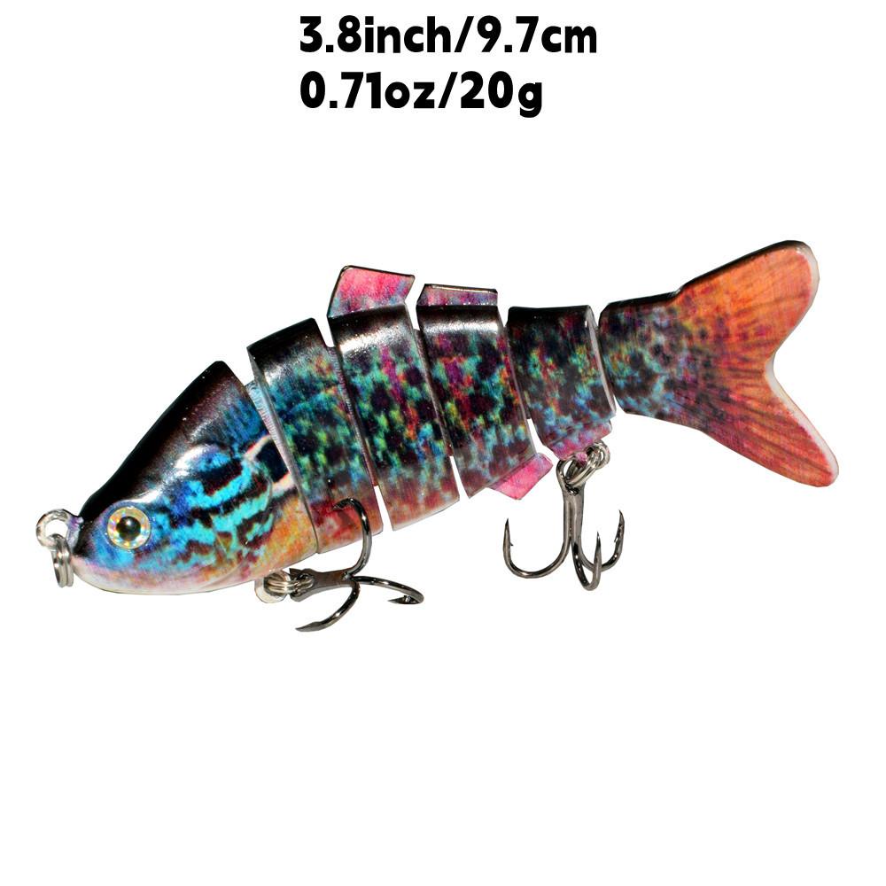 Leurres De Pêche Crankbait – Appâts Poisson Multicolores – Occasion – Eau Douce