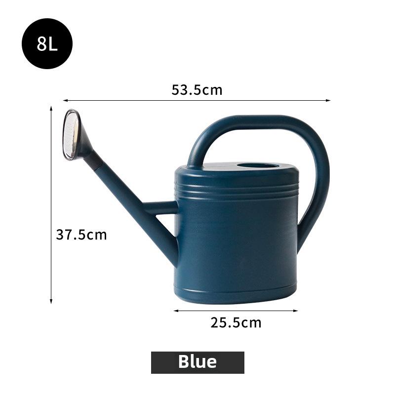 1-10L Large Capacity Plastic Watering Can with Long Spout & Sprinkler Head for Vegetables and Flowers Gardening