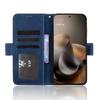 Portemonnaie-Hülle für Moto G67 5G - Leder/PU, Blau, Mit Kartenhalter