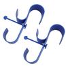 2PCS Pool Fence Hooks Swimming Pool Pole Hanger Multifunctional Wall Pool Tool Holder for Hoses