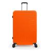Orangefarbener ABS-Großkoffer 16523