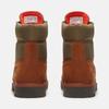Timberland Heritage 6-Inch Waterproof Boots (Men’s / MD Brown Nubuck W/ Green / Wide) 25.5 Cm / US 7.5 / W