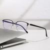 1pc Unisex Retro Rimless Metal Fashion Glasses - Pochromic Lenses  Zinc Alloy Frame