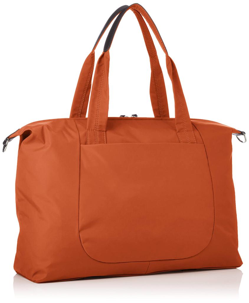 Nylon Taffeta Boston Bag Brick Brown [Isaac] Y62-01-09