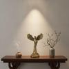 Resin Statue Detailed Handmade Angel with Round Base Timeless