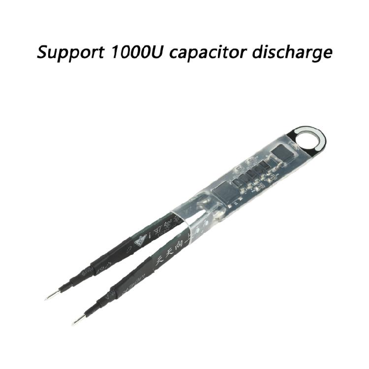 1000UF Capacitors Discharge Pen Tweezer Probes No Sparking Compact Portable Design 1000UF Discharge Tool