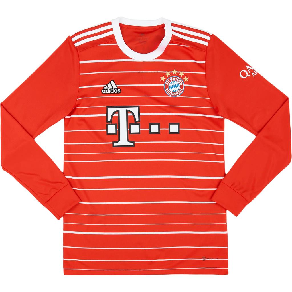 Adidas Bayern Munich Fashion Comfortable Soft Long Sleeve Football Shirt Men tops Red H64093