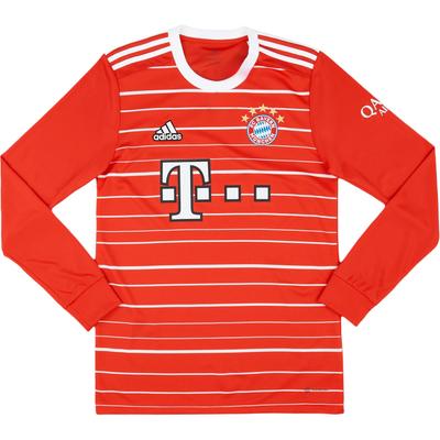 FC Bayern München Mode Bequem Weich Langarm Fußballtrikot Herren Oberteile Rot H64093