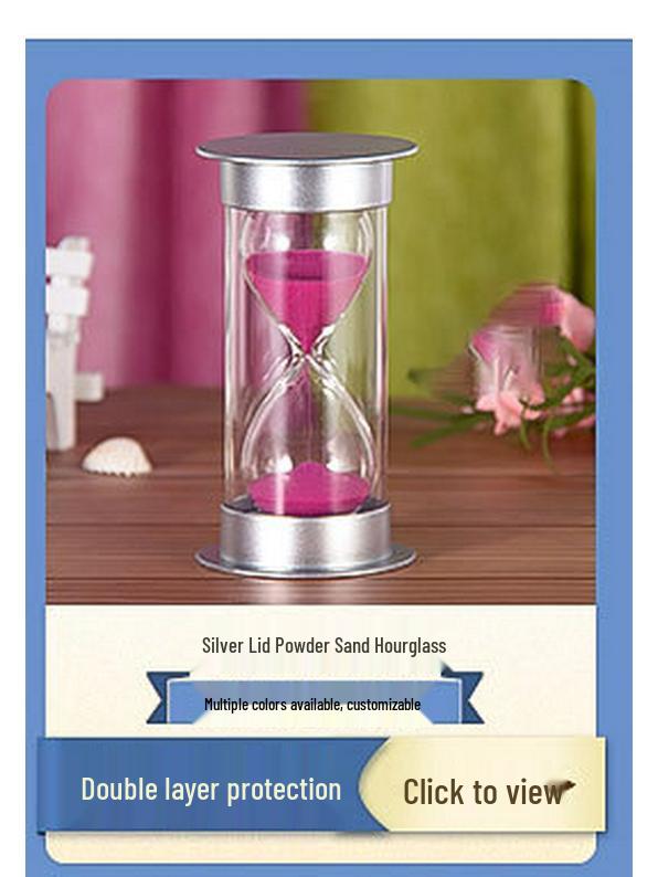 Clessidra in Legno Multicolore: Timer da 5/15/30 Minuti per Lavarsi i Denti dei Bambini e Decorazioni Creative