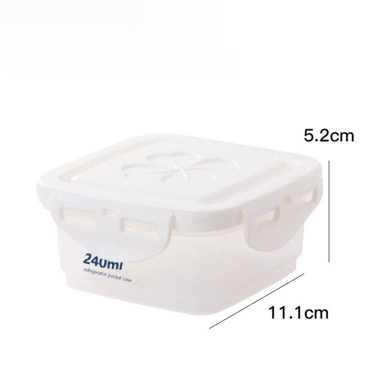 

Набор из 4 шт. Кухонные герметичные банки Емкость для хранения зерна со шкалой Большая вместимость Коробки для сохранения свежести Влагонепроницаемая пластиковая герметичная банка only 1-piece