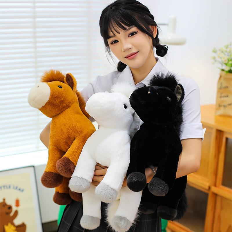 Small Pony Plush Toy With Pp Cotton Filling For Kids And Collectors