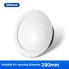 Adjustable Air Ventilation Cover Round Ducting Ceiling Wall Hole ABS Air Vent Grille Louver Kitchen Bath Air Outlet Fresh System