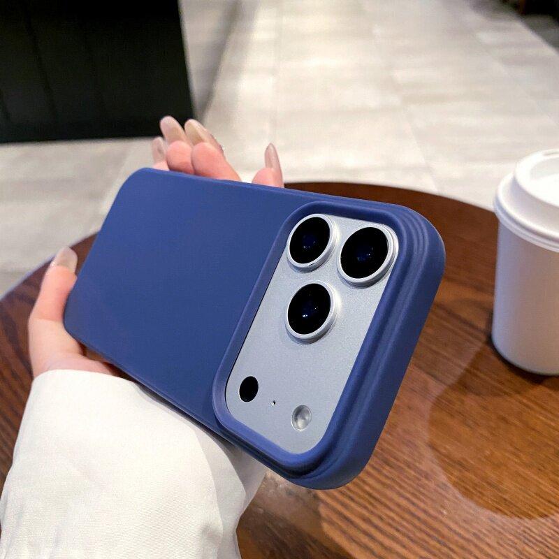 Multi-Color Orginal Liquid Silicone Anti-Drop Phone Case for IPhone 17 16 15 14 13 12 11 Pro Max Official Full Protection Cover